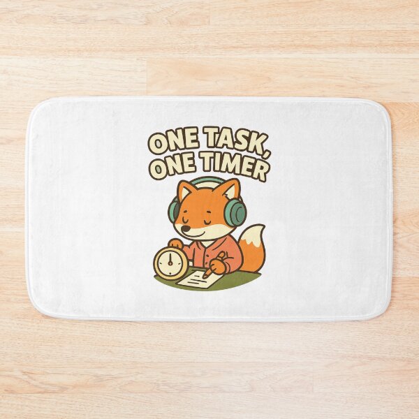 Item preview, Fox Timer Cue ADHD Focus Mascot designed and sold by Ainbowz-Artwork.