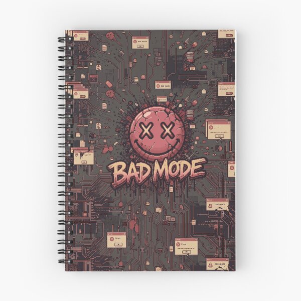 Item preview, Bad Mode Pixel Art Glitch Retro PC Error Window Cyberpunk Gamer Dark Streetwear Graphic designed and sold by MarCinu Art.