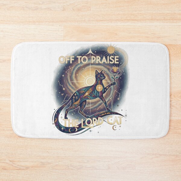 Item preview, Off to Praise The Lord Cat designed and sold by SkrabinhoArt.