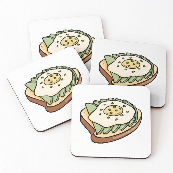 Item preview, Cozy Breakfast Egg Avocado Toast designed and sold by WillowTreeStick.