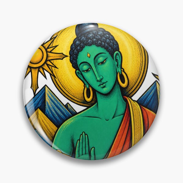 Item preview, Minimal Colours Buddha designed and sold by Karunanaga Unleashed.