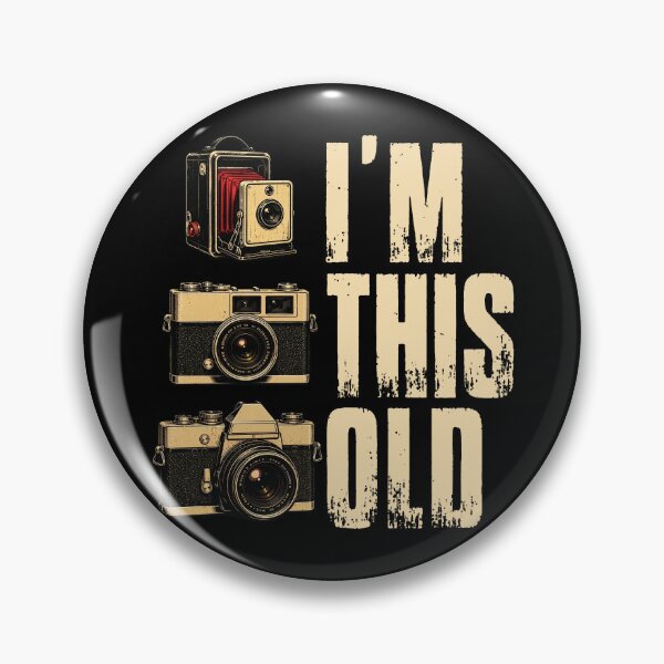 Item preview, I'm This Old Vintage Camera Retro Photography designed and sold by Vermanartist.