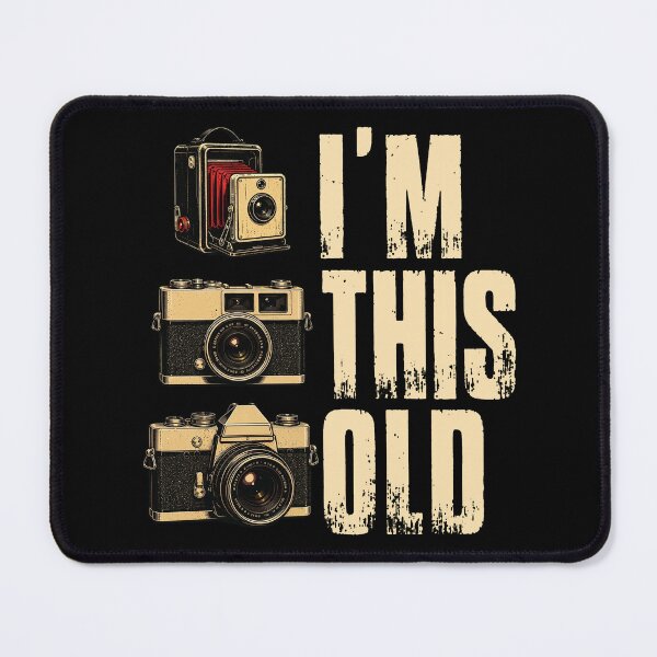 Item preview, I'm This Old Vintage Camera Retro Photography designed and sold by Vermanartist.