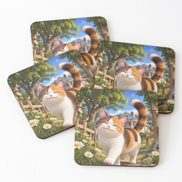 Item preview, Cute Calico Cat designed and sold by IMOBILYARI VibeCore.