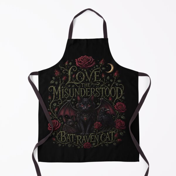 Item preview, Love The Misunderstood Bat Raven Cat, Dark Fantasy Art, Gothic Aesthetic, Witchcore, Black Cat Lovers, Vampire Vibes, designed and sold by Crystal-Tree.