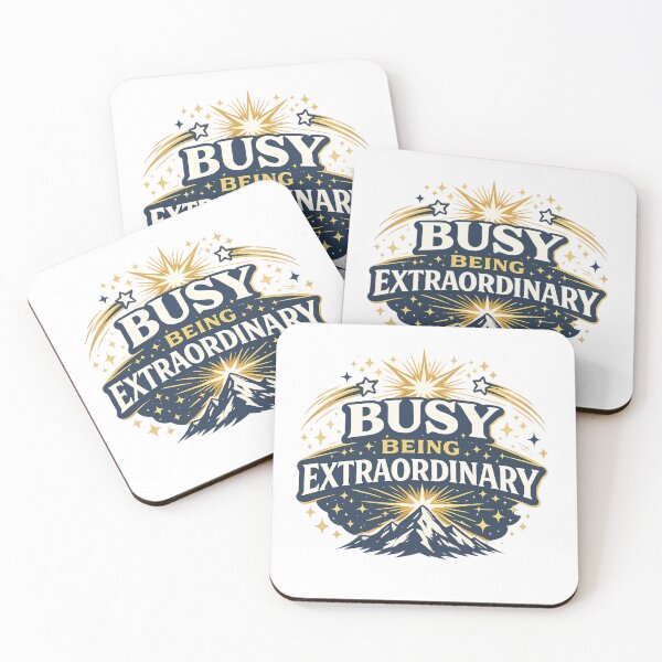 Item preview, Busy Being Extraordinary Motivational Mountain Vintage Retro Inspirational Shirt designed and sold by SoulThread Studio.