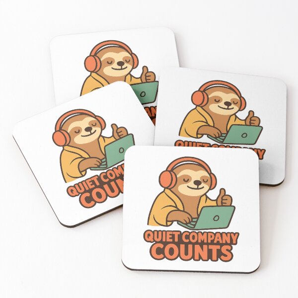 Item preview, Sloth Company Quiet Accountability Mascot designed and sold by Ainbowz-Artwork.