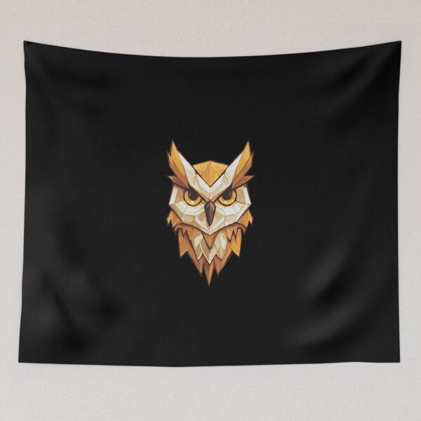 Item preview, Geometric Owl - Modern Low Poly Animal Design designed and sold by GeoBeast.