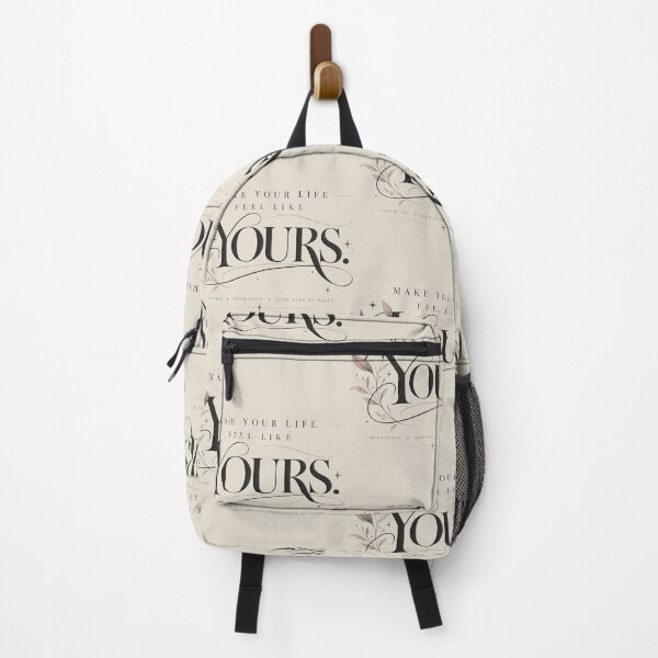Item preview, Make Your Life Feel Like Yours – Minimalist Botanical Quote designed and sold by MUSA'S.
