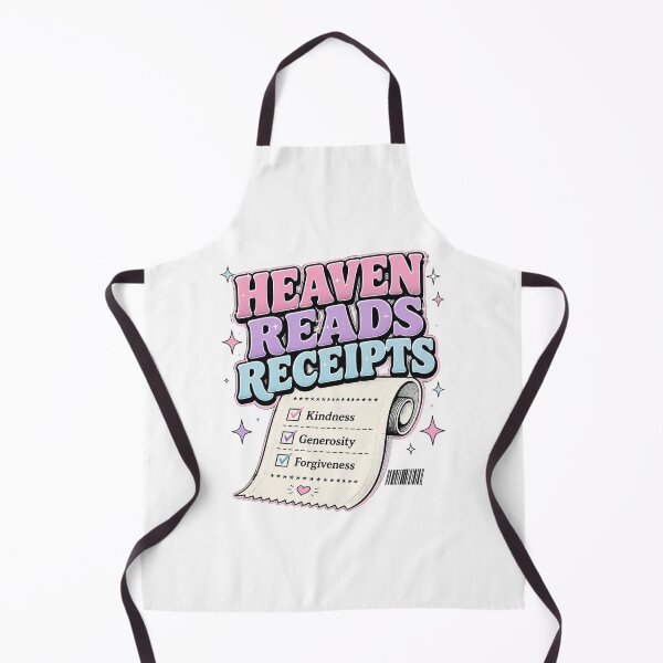 Item preview, Heaven Reads Receipts Christian Kindness Generosity Forgiveness Retro Faith Design designed and sold by SoulThread Studio.