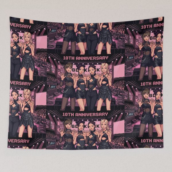 Item preview, black K-pop 10TH ANNIVERSARY designed and sold by Fatih Reis.