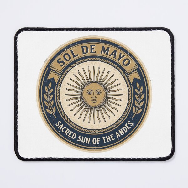 Item preview, Sol de Mayo Sacred Sun of the Andes Vintage History Badge designed and sold by Efforito.