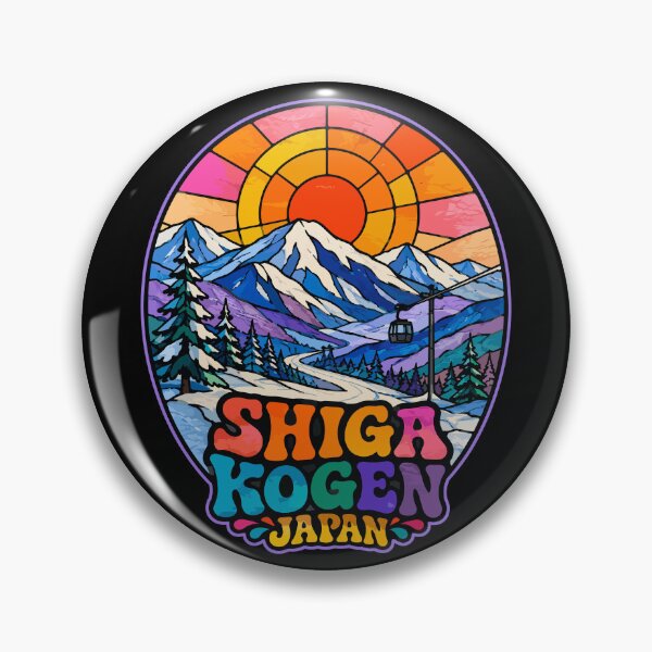 Item preview, Shiga Kogen Japan Mountain Stained Glass designed and sold by TomFrontierArt.