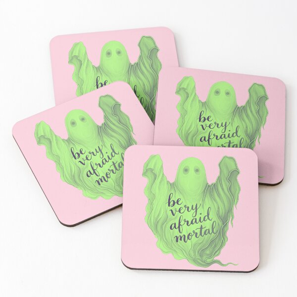 Item preview, Be Very Afraid Mortal Green Neon Ghost designed and sold by MagicTheDog.