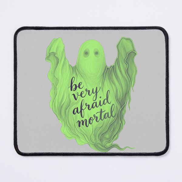Item preview, Be Very Afraid Mortal Green Neon Ghost designed and sold by MagicTheDog.