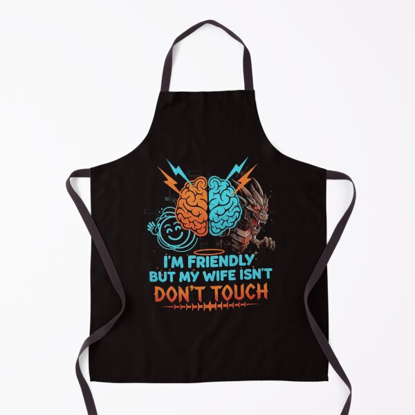 Item preview, I'm Friendly But My Wife Isn't Don't Touch designed and sold by SkrabinhoArt.