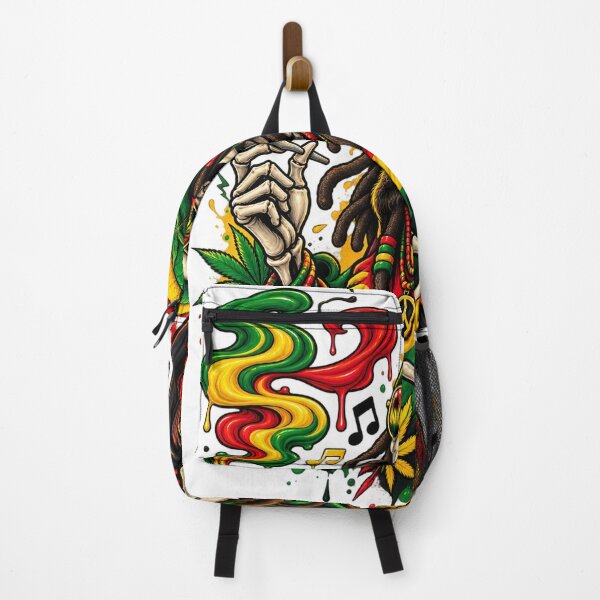 Item preview, Reggae Skull Dreadlocks Streetwear designed and sold by VYBORA Studio.