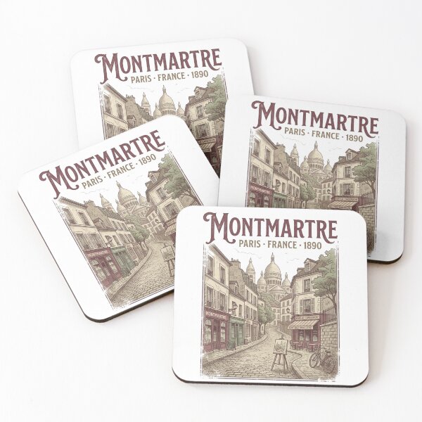 Item preview, Montmartre Paris France 1890 designed and sold by Miming.
