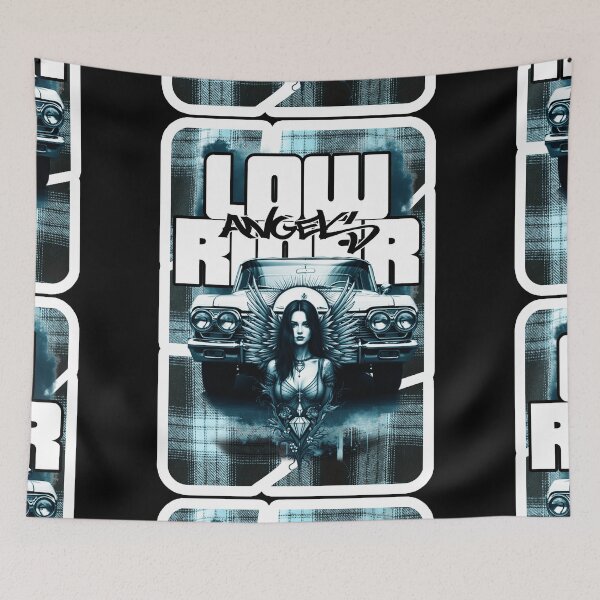 Item preview, Lowrider Angel Vintage Car Gothic Streetwear designed and sold by Topoartispp.