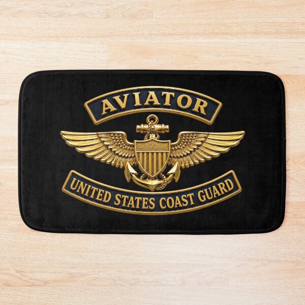 Item preview, USCG - Aviator Badge w txt - 3D - Enhanced designed and sold by Military Insignia Products.