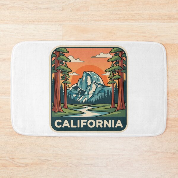 Item preview, Vintage California Yosemite Half Dome Travel Badge designed and sold by Paper Drip.