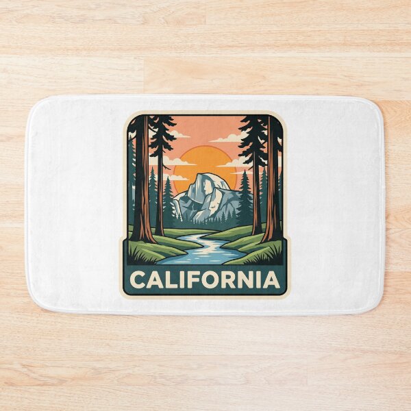 Item preview, Vintage California Yosemite Half Dome Travel Badge designed and sold by Paper Drip.