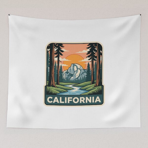 Item preview, Vintage California Yosemite Half Dome Travel Badge designed and sold by Paper Drip.