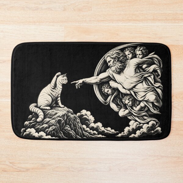 Item preview, The Creation of Cat — Renaissance Cat Art designed and sold by notorius12.