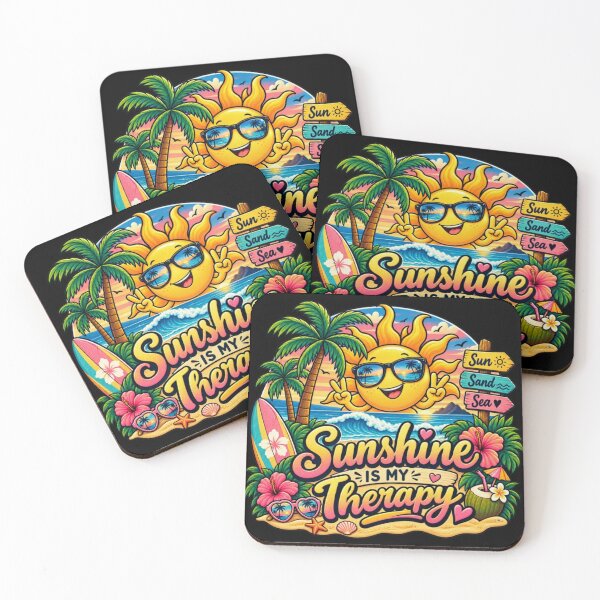Item preview, Sunshine Is My Therapy Beach Design designed and sold by dody_shop.