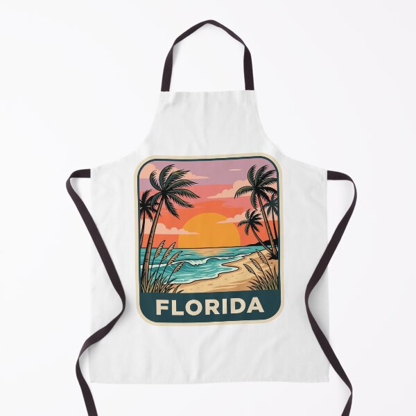 Item preview, Retro Florida Sunset Beach Tropical Travel Graphic designed and sold by Paper Drip.