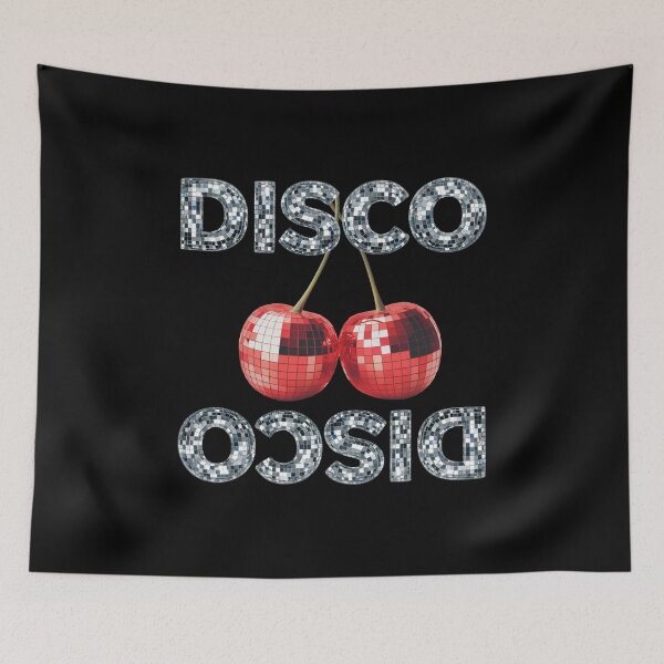 Item preview, Double Disco Cherry - Together Together Retro Fruit Aesthetic designed and sold by eMKa82.