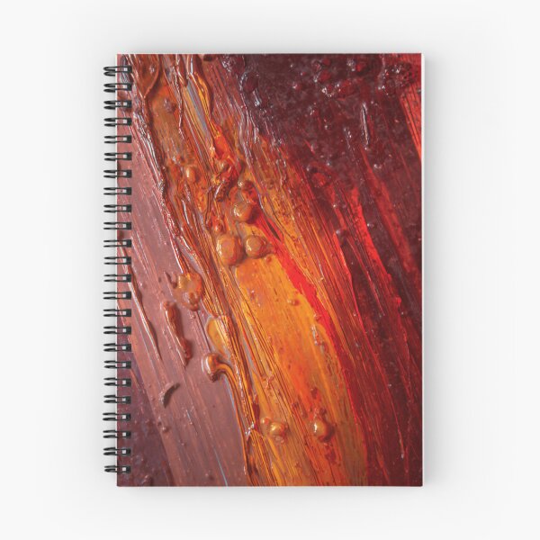 Item preview, Fiery Crimson and Gold Expressive Paint Texture designed and sold by Harmonic_Layers.