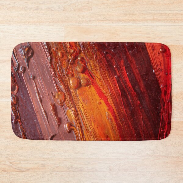 Item preview, Fiery Crimson and Gold Expressive Paint Texture designed and sold by Harmonic_Layers.