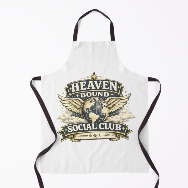 Item preview, Heaven Bound Social Club Christian Vintage Faith Travel Design designed and sold by SoulThread Studio.