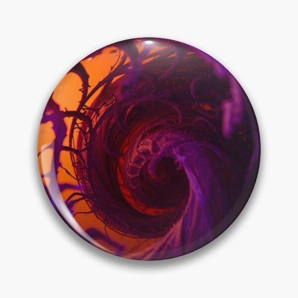Item preview, Spooky Purple Spiral Halloween Abstract Vortex designed and sold by Harmonic_Layers.