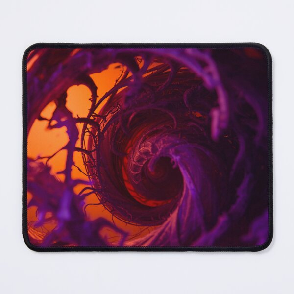 Item preview, Spooky Purple Spiral Halloween Abstract Vortex designed and sold by Harmonic_Layers.