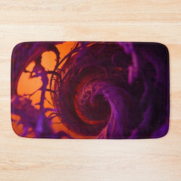 Item preview, Spooky Purple Spiral Halloween Abstract Vortex designed and sold by Harmonic_Layers.