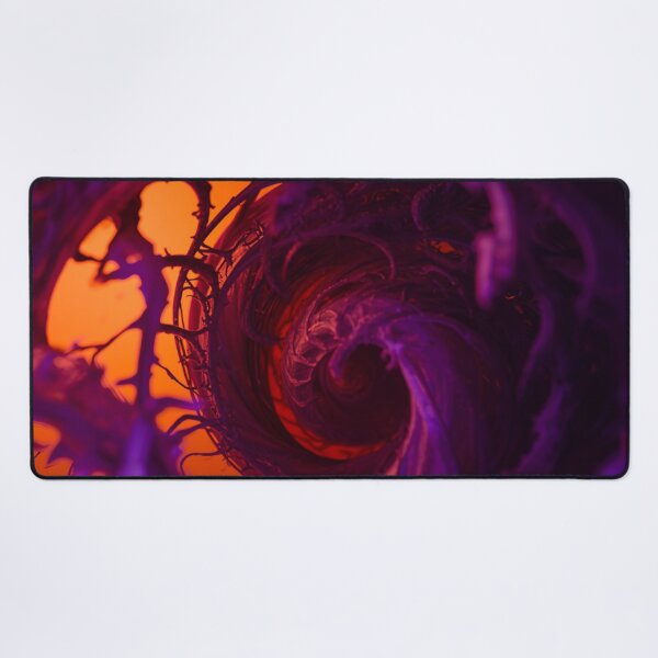 Item preview, Spooky Purple Spiral Halloween Abstract Vortex designed and sold by Harmonic_Layers.