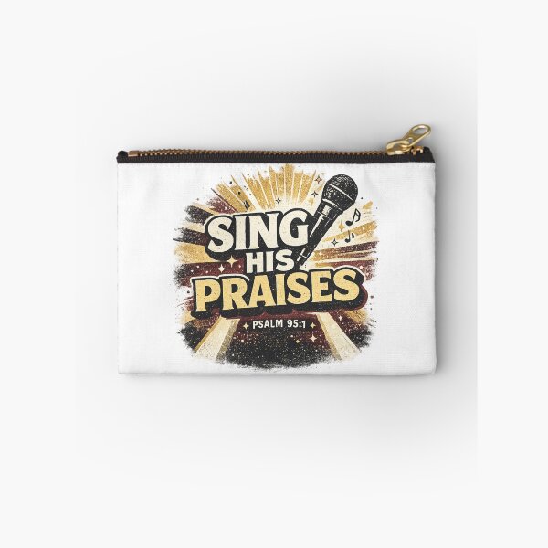 Item preview, Sing His Praises Psalm 95:1 Christian Worship Music Faith Design designed and sold by SoulThread Studio.