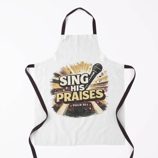 Item preview, Sing His Praises Psalm 95:1 Christian Worship Music Faith Design designed and sold by SoulThread Studio.
