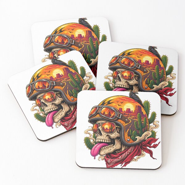 Item preview, Desert Rider Skull Western Streetwear designed and sold by VYBORA Studio.