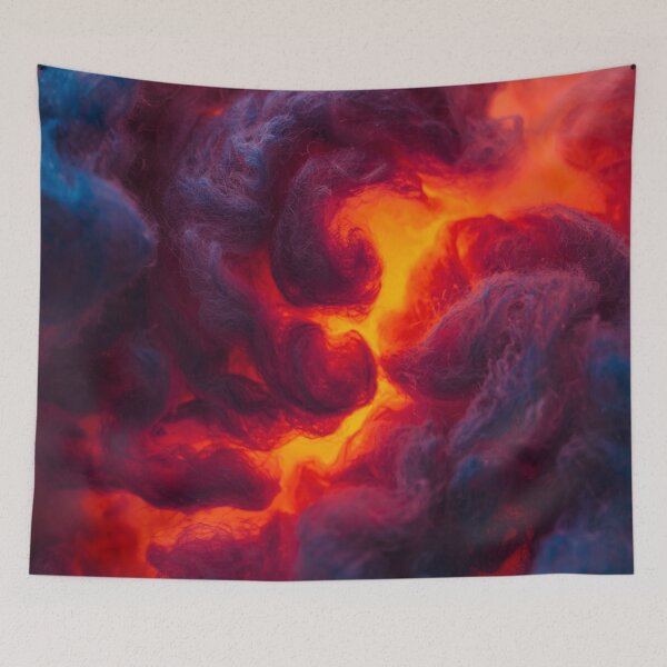 Item preview, Stormy Sunset Cloud Fiber Texture designed and sold by Harmonic_Layers.
