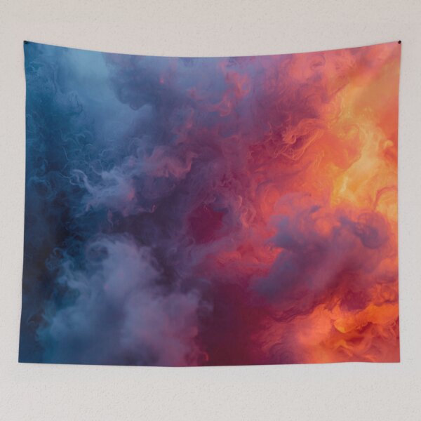 Item preview, Ethereal Sunset Cloud Fiber Macro Abstract designed and sold by Harmonic_Layers.