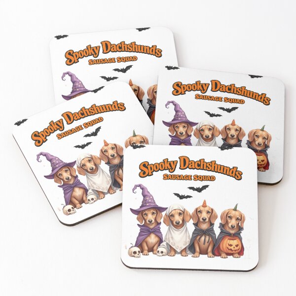 Item preview, Spooky Dachshunds Sausage Squad designed and sold by TheAchyArtist.