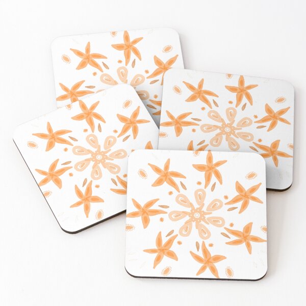 Item preview, Orange Floral Mandala  designed and sold by Mabocoh.