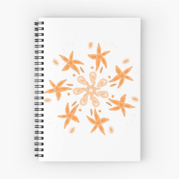 Item preview, Orange Floral Mandala  designed and sold by Mabocoh.