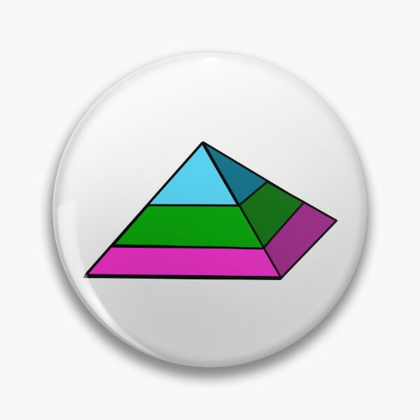 Item preview, Pyramid Pride Flag Polysexual designed and sold by HarveyHandcraftsandDesigns.