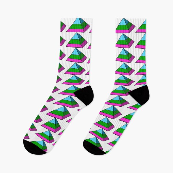 Item preview, Pyramid Pride Flag Polysexual designed and sold by HarveyHandcraftsandDesigns.