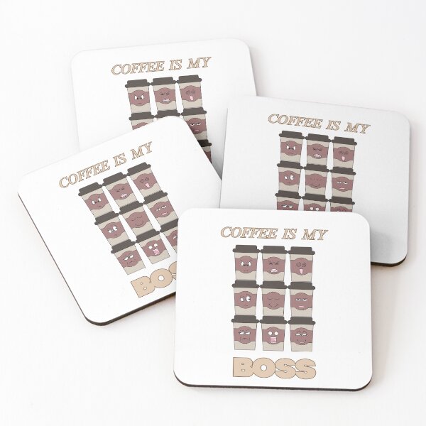 Item preview, Coffee Is My Boss – Funny Coffee Addict Humor designed and sold by Anya86.