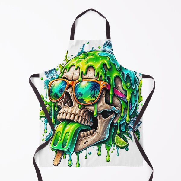 Item preview, Tropical Skull Popsicle Summer designed and sold by VYBORA Studio.
